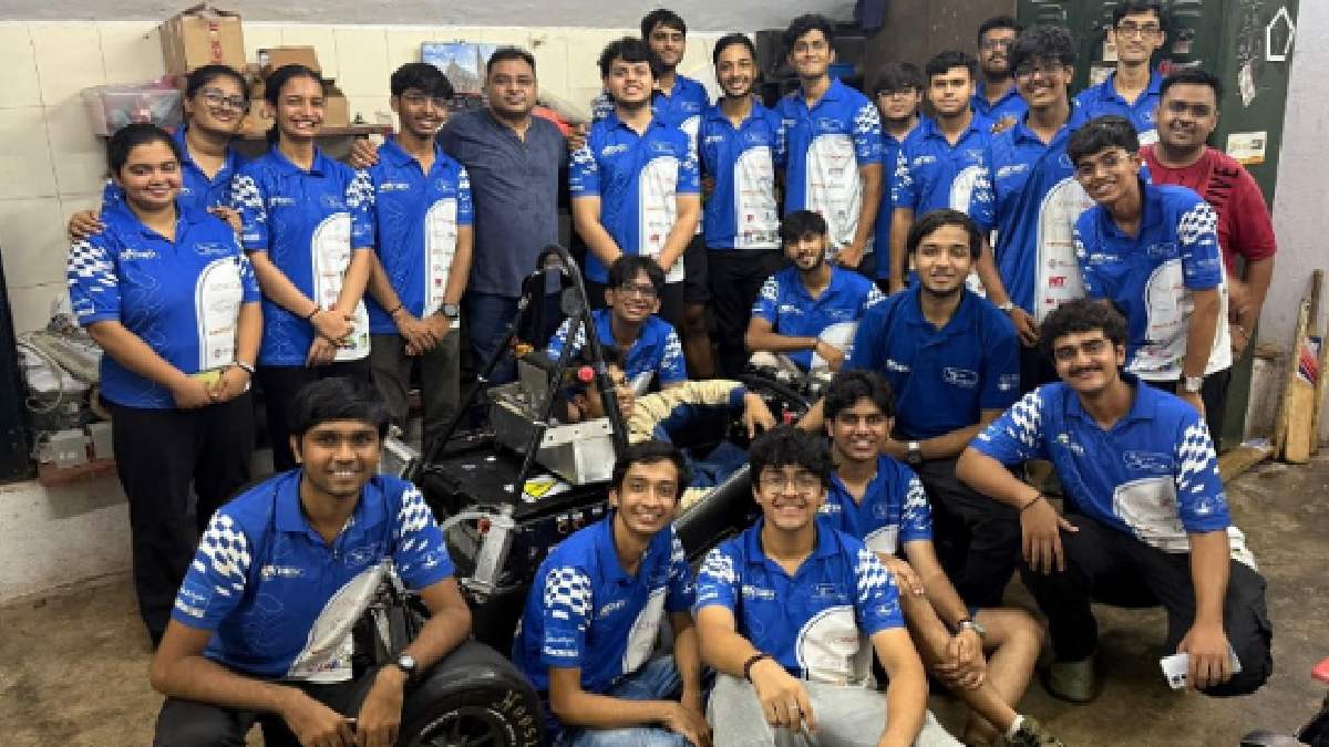 Orion Racing students with their Formula Student race car. | Photo Credit: https://www.instagram.com/orionracingin/