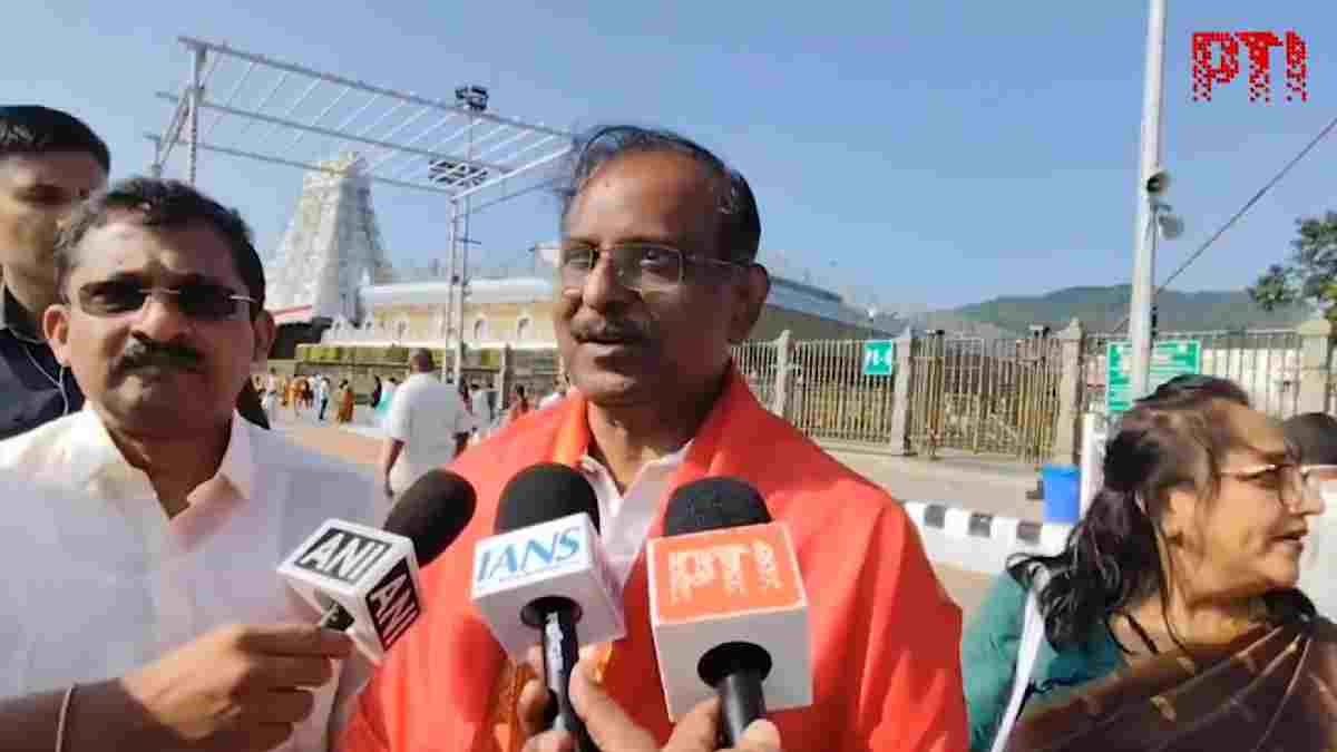 ತಿರುಪತಿ ತಿಮ್ಮಪ್ಪನ ದರ್ಶನ ಪಡೆದ ಇಸ್ರೋ ಅಧ್ಯಕ್ಷರು; NVS-03 ಉಡಾವಣೆ ಬಗ್ಗೆ ಮಹತ್ವದ ಘೋಷಣೆ!!