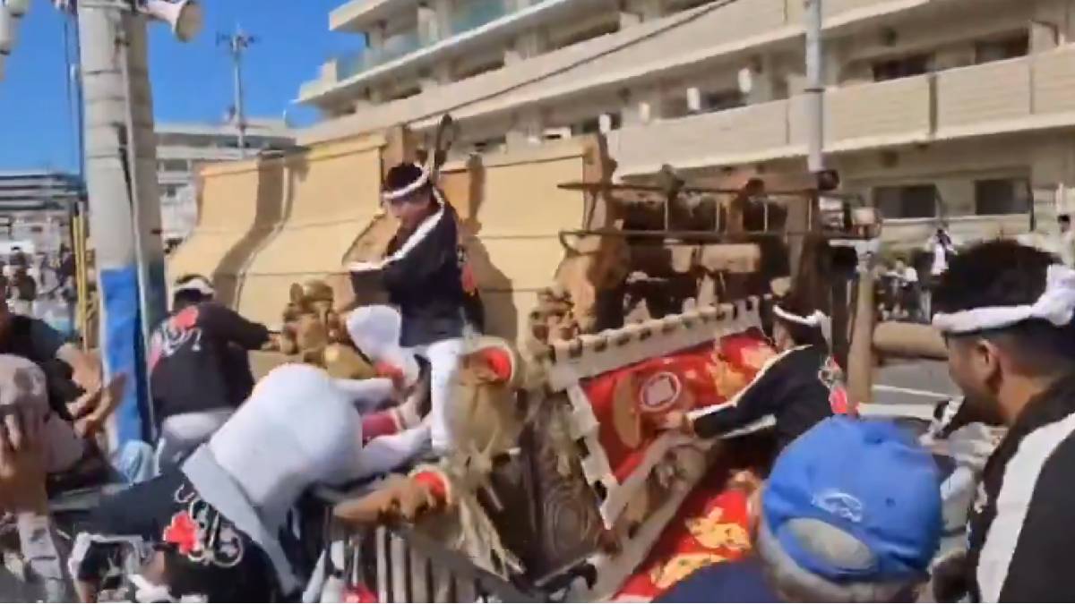 Osaka festival accident