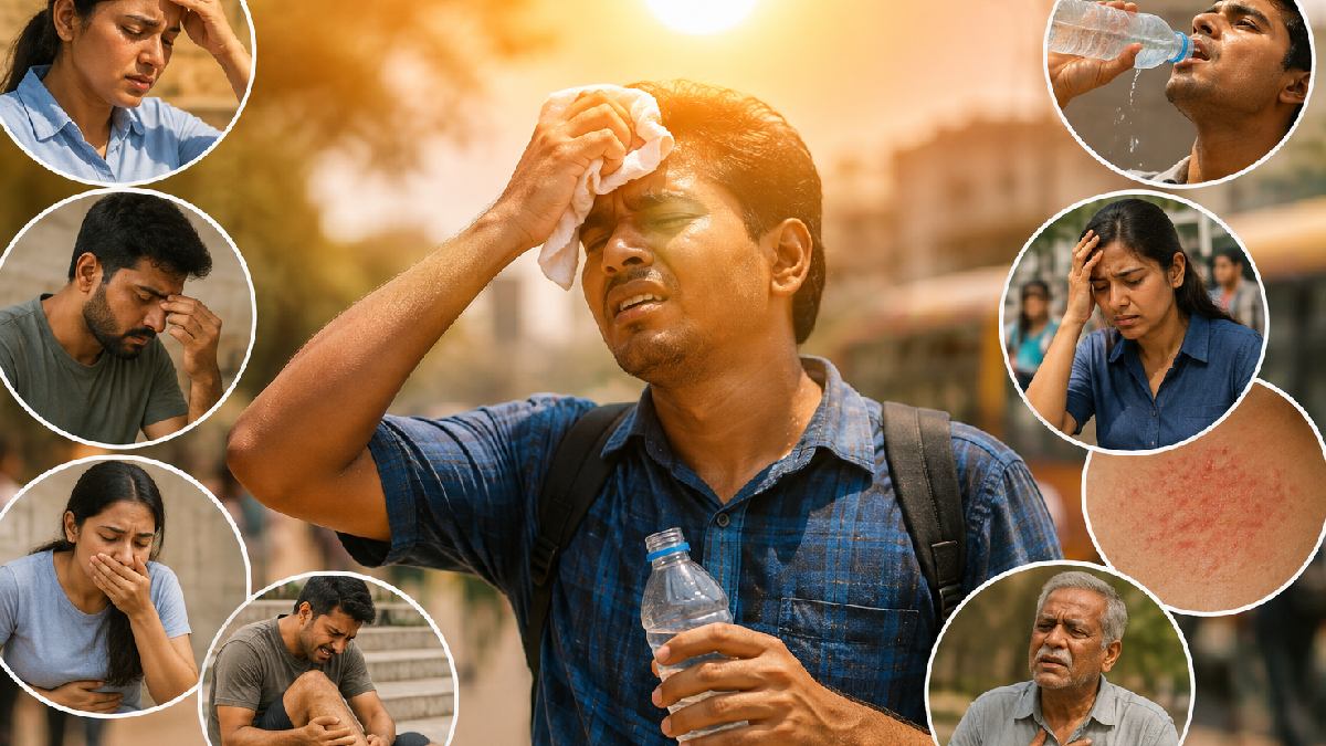ಕರ್ನಾಟಕದಲ್ಲಿ ಹೆಚ್ಚುತ್ತಿರುವ ಬಿಸಿಲು: ದೇಹದಲ್ಲಿ ಕಾಣಿಸುವ ಈ ಲಕ್ಷಣಗಳನ್ನು ನಿರ್ಲಕ್ಷಿಸಬೇಡಿ