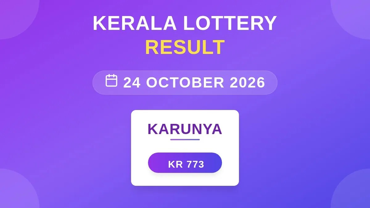 Kerala Karunya KR-773 Lottery Result