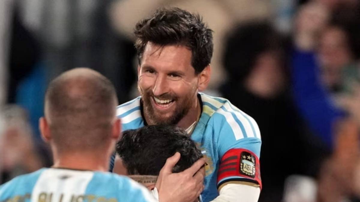 Lionel Messi Farewell: Argentina Star Scores in Final Match | Photo Credit: https://x.com/thetatvaindia