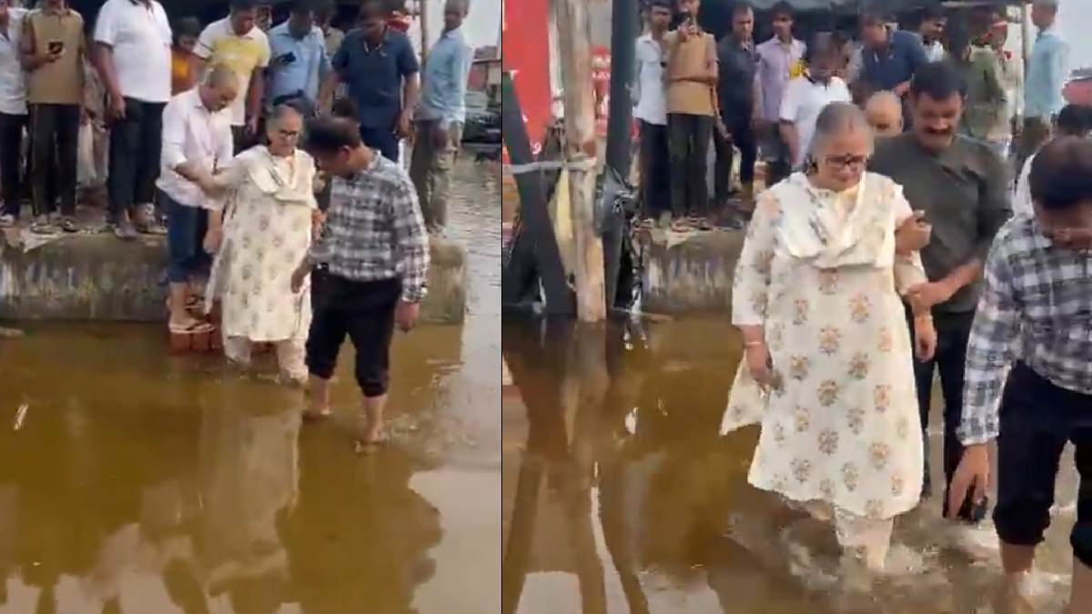 ಮನೆಗಳಿಗೆ ನುಗ್ಗಿದ ನೀರು, ರಸ್ತೆಗಳು ಜಲಾವೃತ; ಲಖನೌ ಪ್ರವಾಹ ಪ್ರದೇಶದಲ್ಲಿ ಮೇಯರ್ ಪರಿಶೀಲನೆ!!