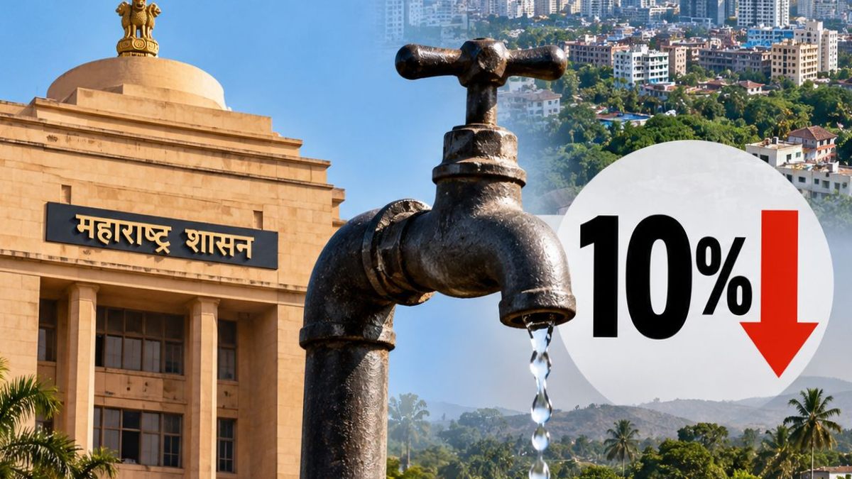 Maharashtra Announces Minimum 10% Water Cut Across Urban and Rural Areas From October 16
