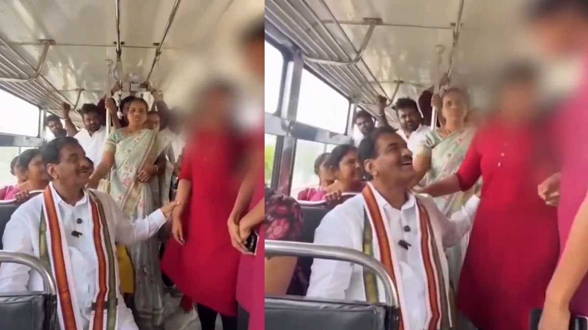 Telangana Congress MLA Malreddy Ranga Reddy Faces Backlash Over Viral Bus Video