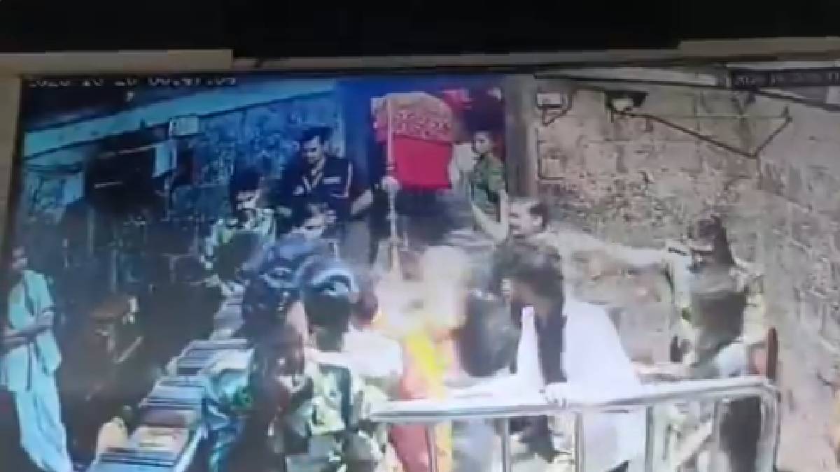 CCTV still of the alleged incident
