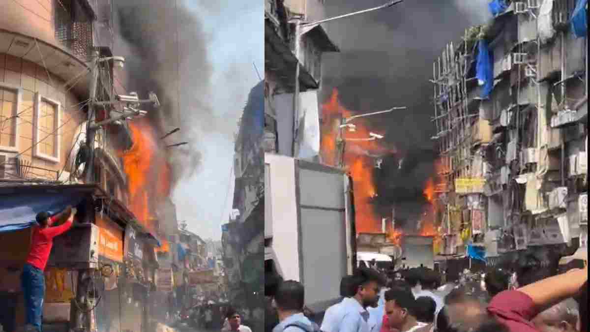 Mumbai Fire in Bhuleshwar Jewellery Shop Blaze, No Injuries