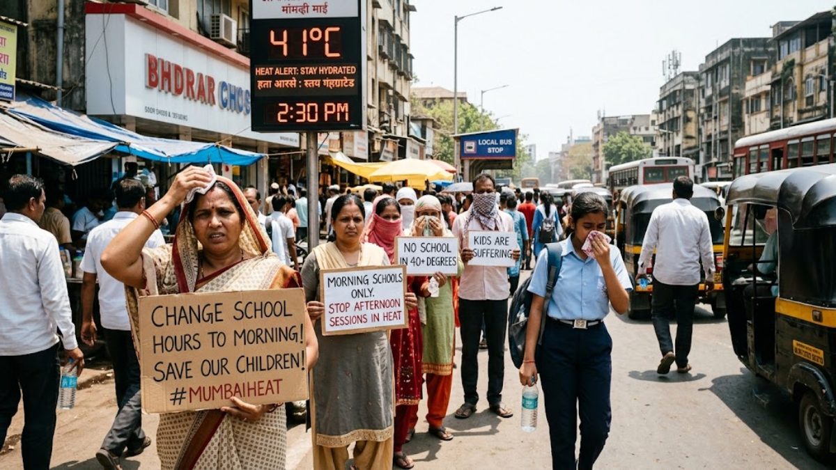 Maharashtra Heat Alert: Rising Temperatures Affect Mumbai Locals, Calls Grow for Morning School Hours