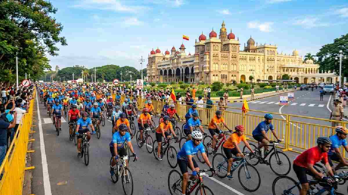 Mysuru Cycling Event on October 4: Traffic Diversions Announced as 1,500 Cyclists Take Part