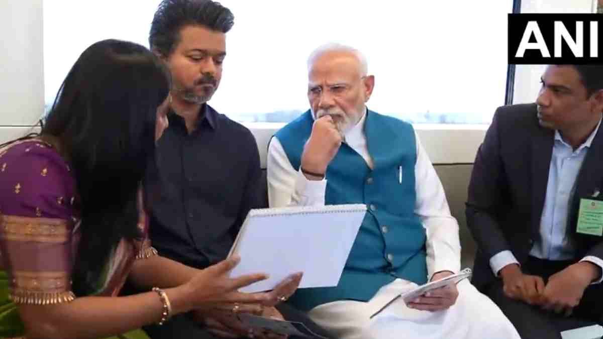 ಚೆನ್ನೈನಲ್ಲಿ ಮೆಟ್ರೋ ಪ್ರಯಾಣ ಕೈಗೊಂಡ ಪ್ರಧಾನಿ ನರೇಂದ್ರ ಮೋದಿ | Photo Credit: https://x.com/ANI