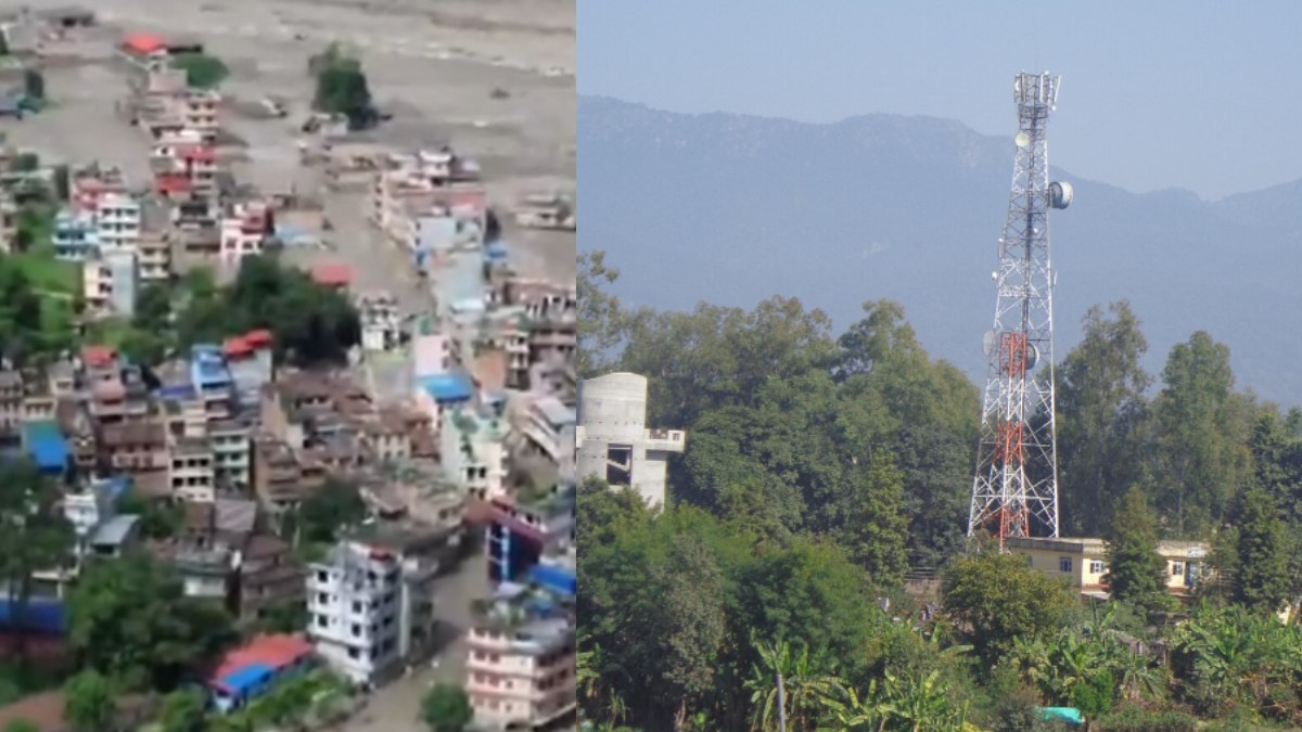 Bhotekoshi Floods Damage Nepal Telecom Infrastructure Worth NPR 88.51 Million | Photo Credit: https://x.com/ANI/   |    https://en.wikipedia.org/wiki/