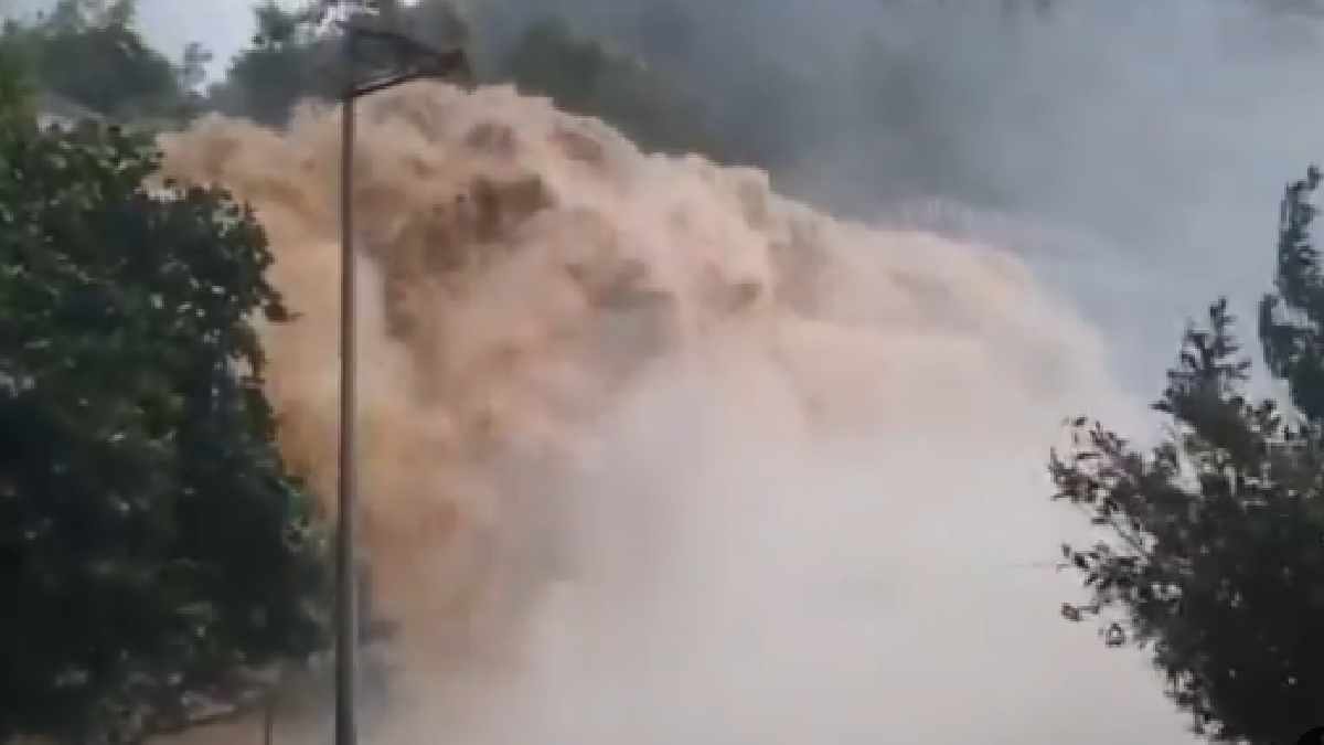 Flash flood raises water levels at Gandahati Waterfall in Odisha