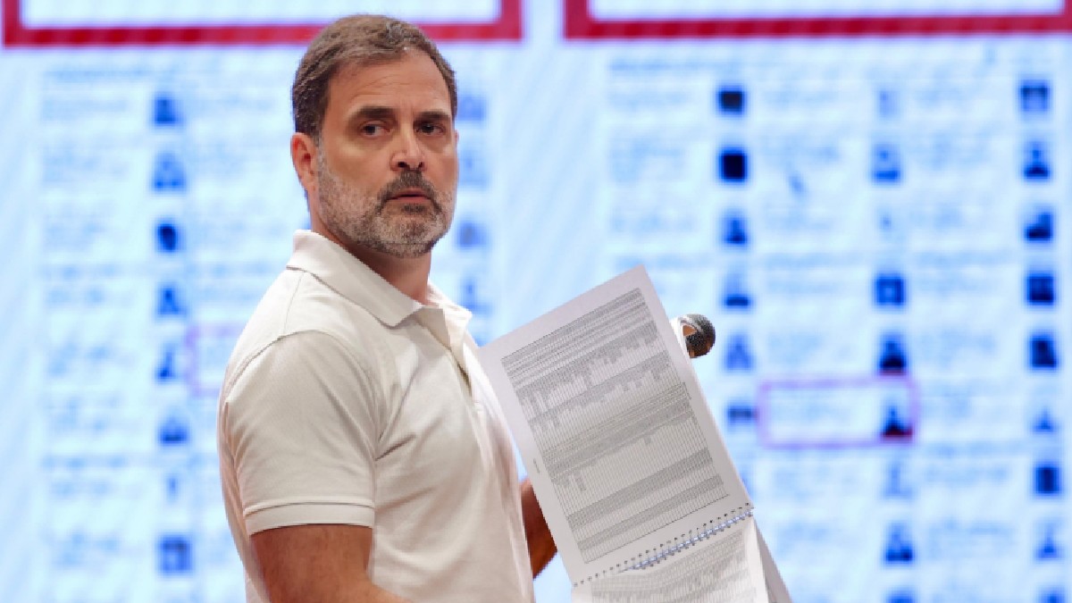 Rahul Gandhi raises questions over Form 6 changes | Photo Credit: https://x.com/RahulGandhi