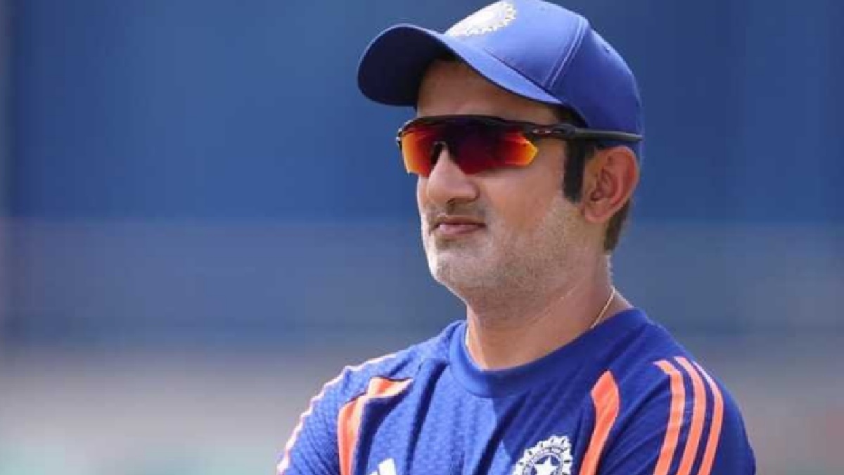 Gautam Gambhir reacts after India's loss in Ranchi.