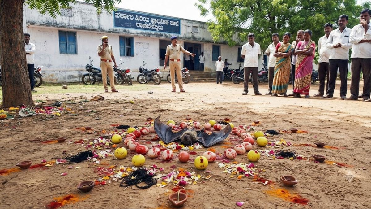 Ranebennur School Witchcraft | Photo Credit: AI Image