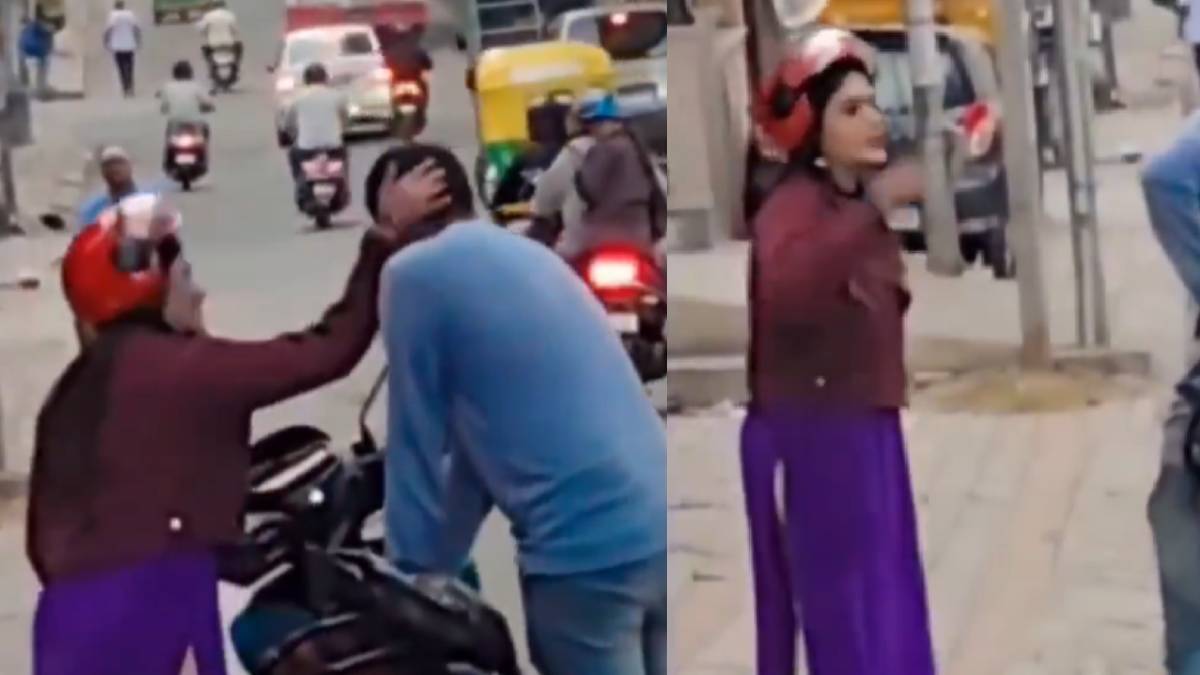 ಬೆಂಗಳೂರಿನಲ್ಲಿ ತಪ್ಪು ಲೊಕೇಷನ್ ನೀಡಿದ ಆರೋಪ - ಬೈಕ್ ಚಾಲಕನ ಮೇಲೆ ಮಹಿಳೆ ಹಲ್ಲೆ ಮಾಡಿದ ವಿಡಿಯೋ ವೈರಲ್!!