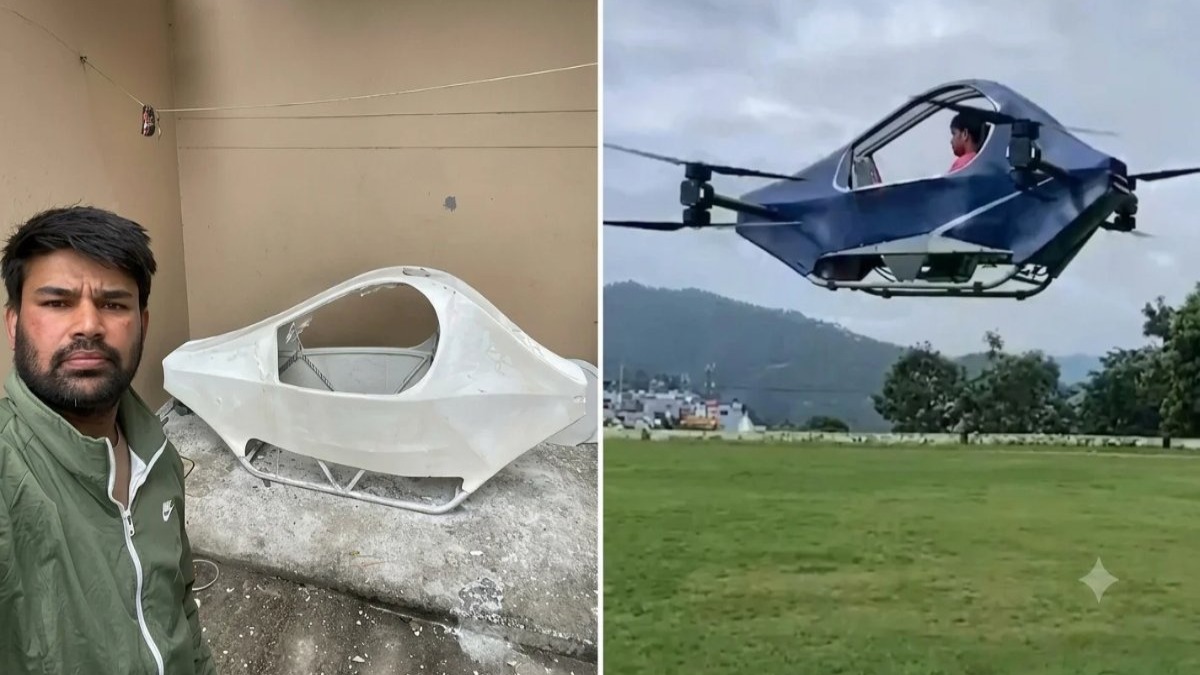 Uttarakhand BA Graduate Builds Electric Flying Car