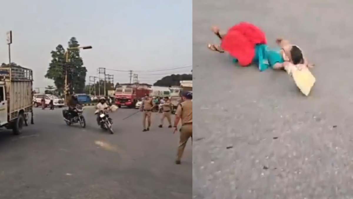 Rudrapur biker flees police after woman falls