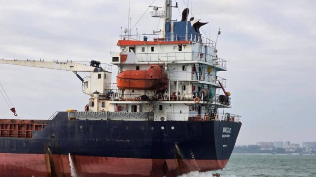 cargo ship strike