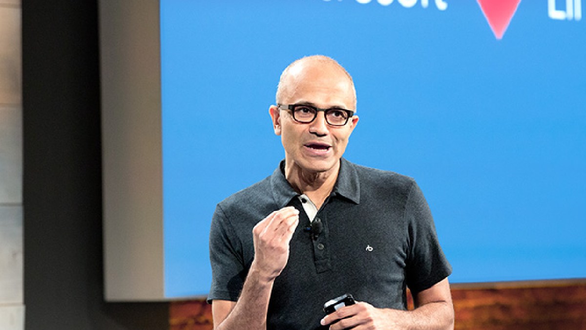 Satya Nadella calls for stronger AI safety controls. | Photo Credit: https://en.wikipedia.org/
