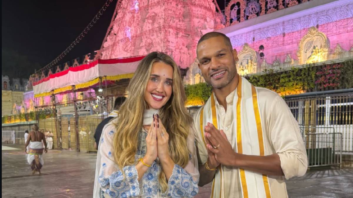 ತಿರುಪತಿ ತಿಮ್ಮಪ್ಪನ ದರ್ಶನ ಪಡೆದ ಮಾಜಿ ಕ್ರಿಕೆಟಿಗ ಶಿಖರ್ ಧವನ್ - ‘ಅದ್ಭುತ ದರ್ಶನ’ ಎಂದ ಗಬ್ಬರ್!!