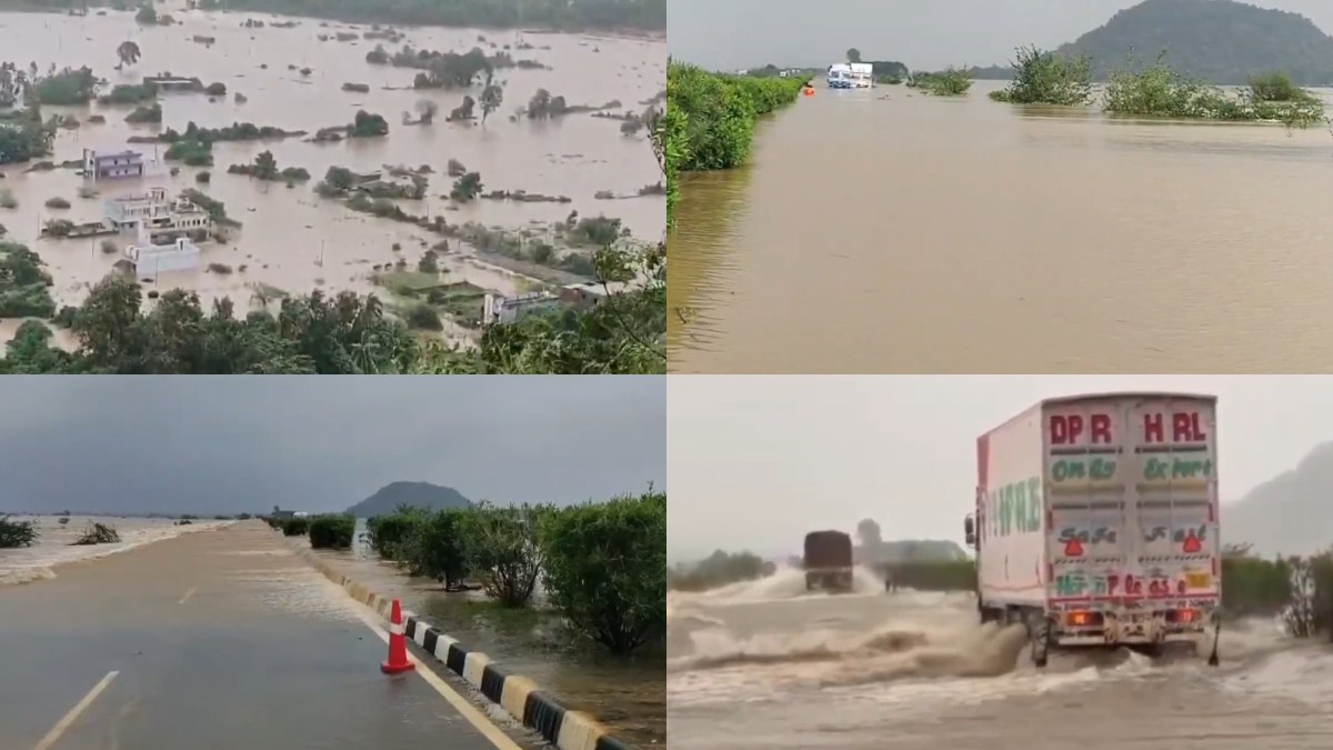 NH-16 Flooding in Srikakulam
