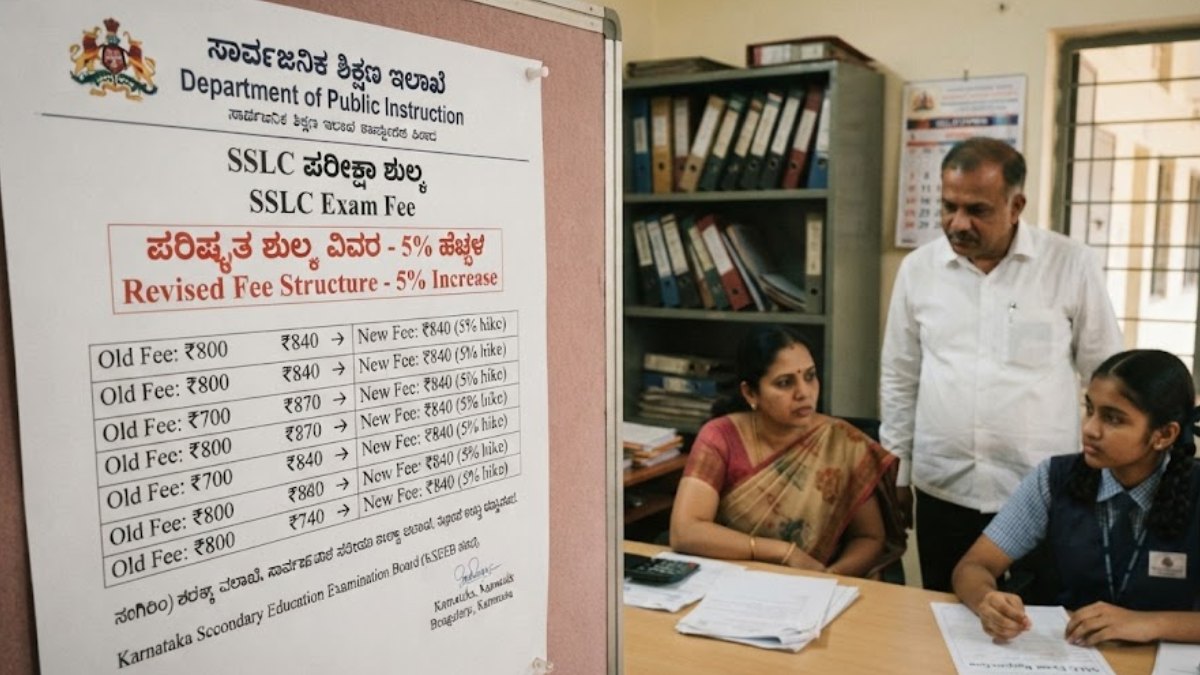 Karnataka SSLC Exam Fee Hike: 5% Increase in Examination and Registration Charges