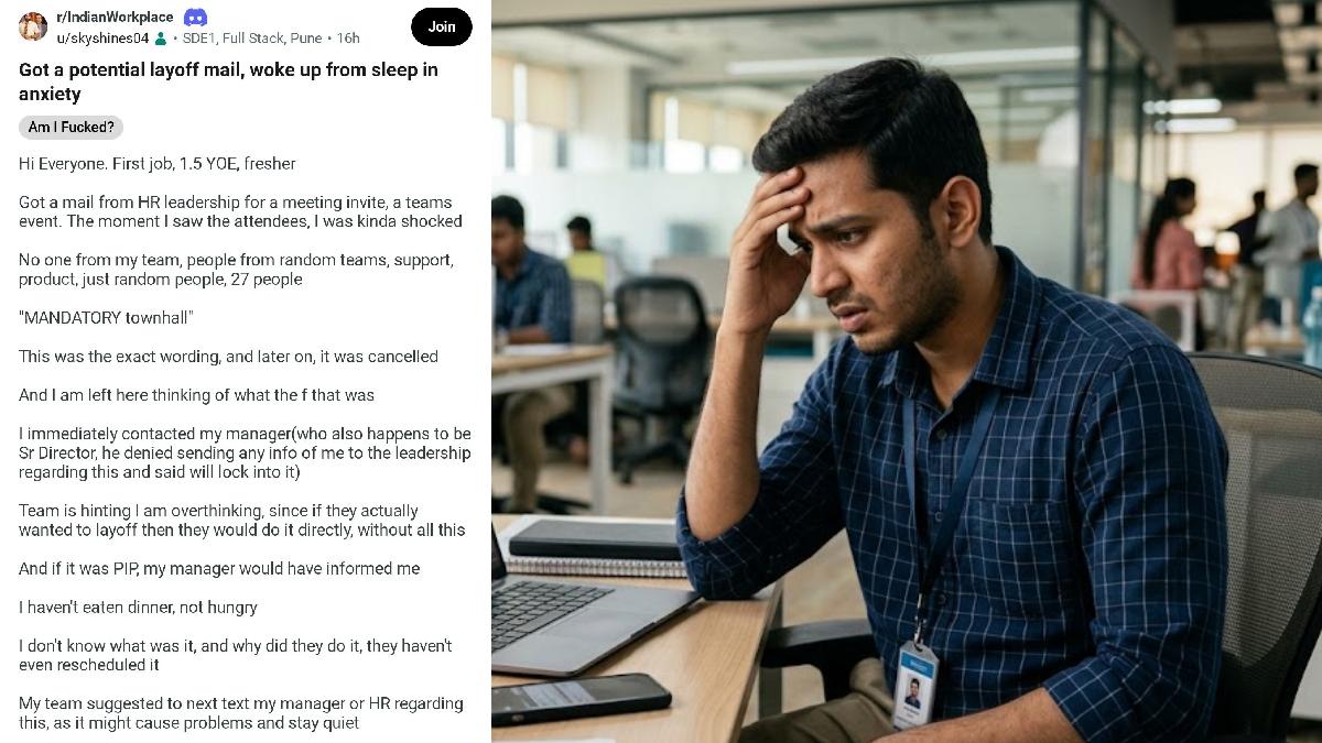 Techie Fears Layoff After Getting Mysterious ‘Mandatory Townhall’