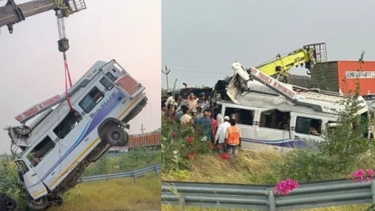 Rajasthan Horror: Tempo Traveller Carrying Khatu Shyam Pilgrims Plunges Into Drain