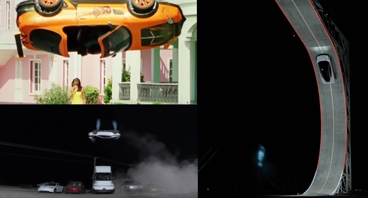 Tesla Roadster's Gravity-Defying Stunts Spark Bollywood Action Movie Jokes
