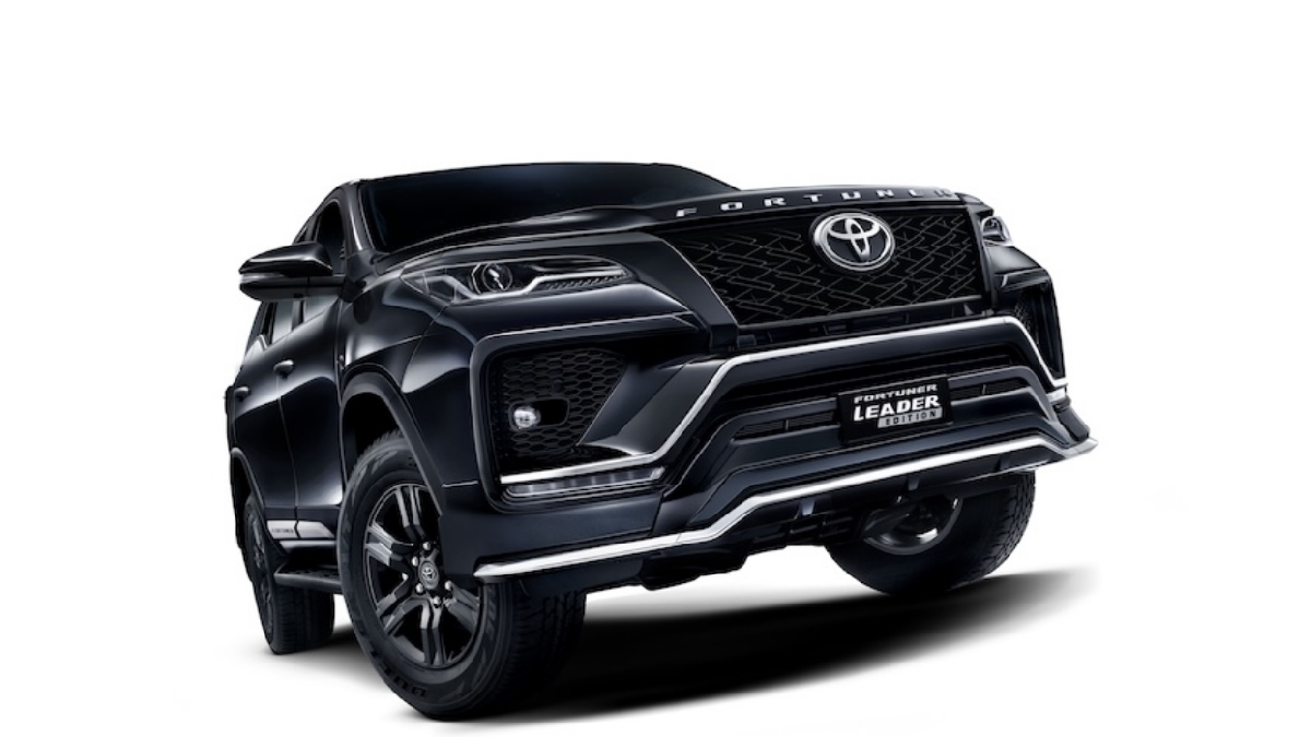 Toyota Fortuner Leader Edition 2026 with black styling accents.