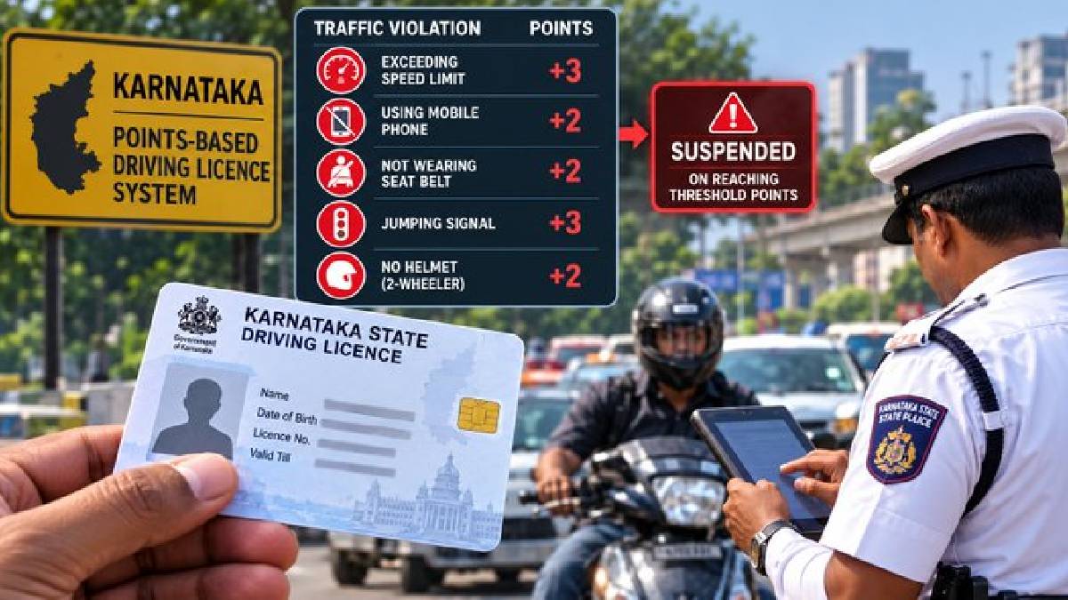 Karnataka to Introduce Points-Based Driving Licence System for Traffic Violations