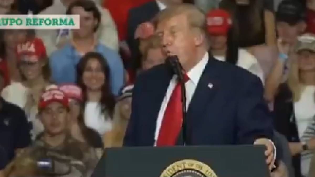 Donald Trump During The Speech