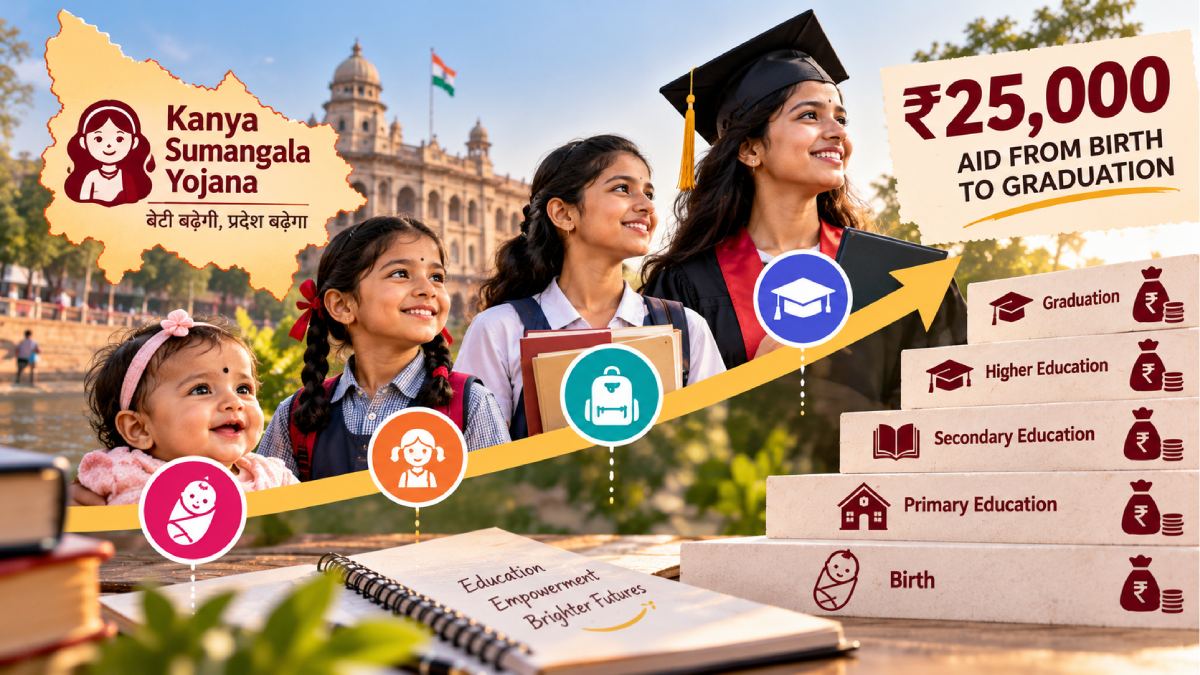 UP Kanya Sumangala Yojana provides financial support for girls’ education
