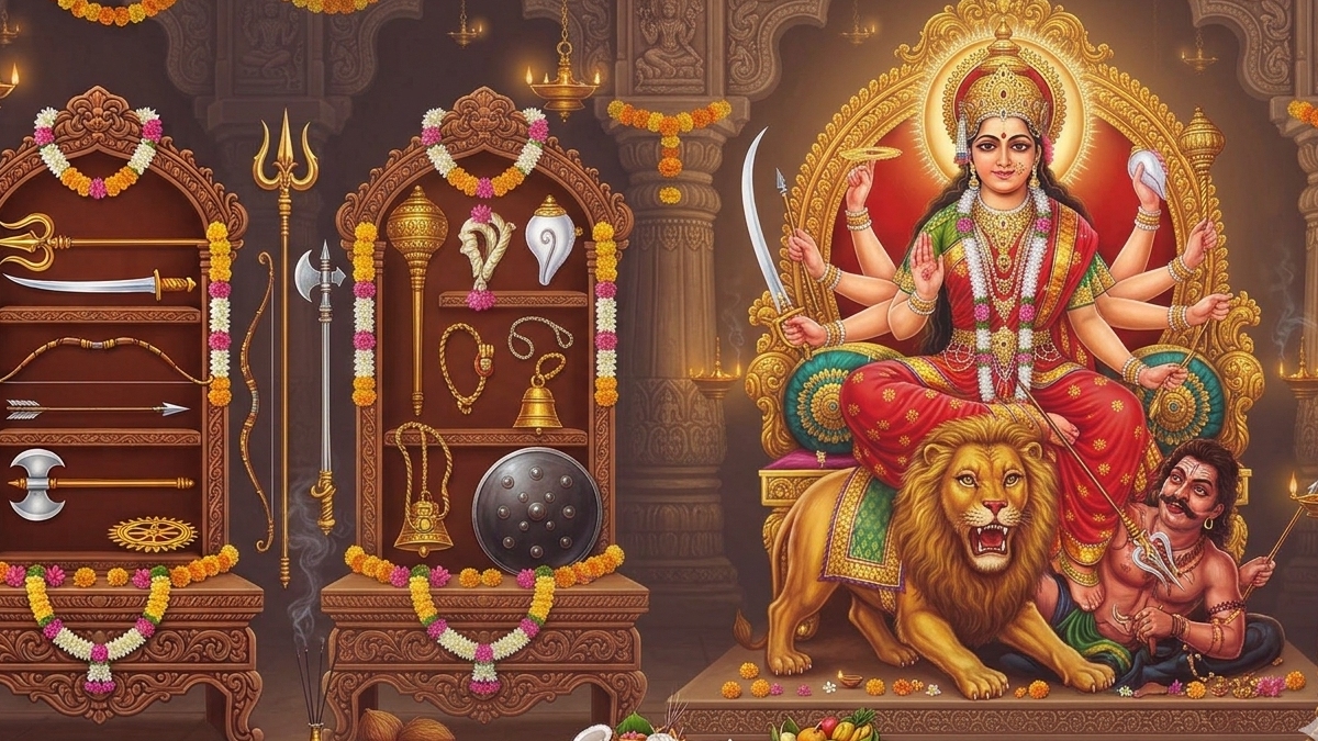 ವಿಜಯದಶಮಿಯಂದು ಶಸ್ತ್ರ ಪೂಜೆ ಏಕೆ ಮಾಡುತ್ತಾರೆ? ಪಾಂಡವರಿಗೂ ಇದೆ ಈ ಸಂಪ್ರದಾಯದ ನಂಟು!!