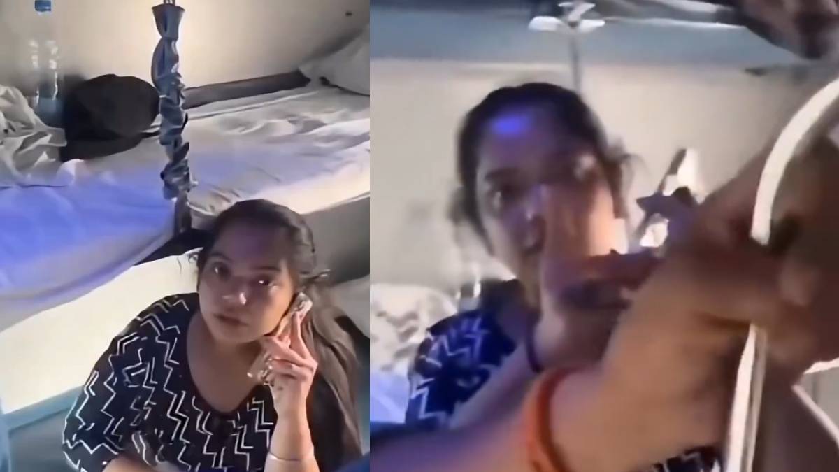 Woman's Smoking Row Inside Train Resurfaces Online; Railway Action Remains Unclear