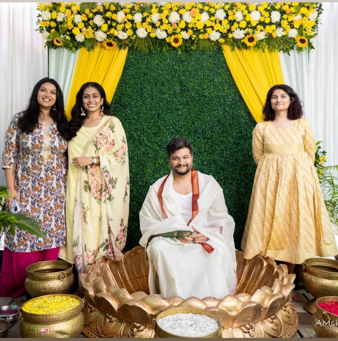 ಕಿಚ್ಚ ಸುದೀಪ್ ಮನೆಯಲ್ಲಿ ಮದುವೆ ಸಂಭ್ರಮ  ಮಗಳು ಸಾನ್ವಿ ಅರಿಶಿನ ಶಾಸ್ತ್ರ