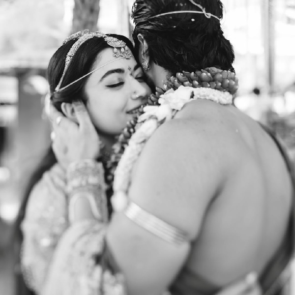 VIROSH is Official: Rashmika Mandanna and Vijay Deverakonda Share Breathless First Wedding Photos